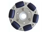 KW0004 100mm Aluminum Double Omni wheel with bearing rollers