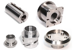 Custom Aluminum Small CNC Machining Parts CNC Turning Black Aluminum parts